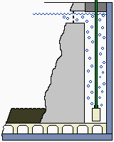 Skitse for indbygget bundfilter